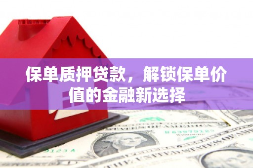 虎林保单质押贷款，解锁保单价值的金融新选择