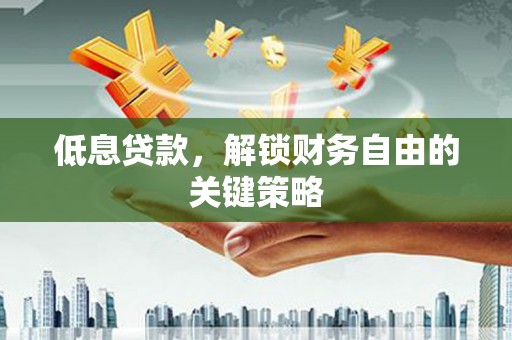 虎林低息贷款，解锁财务自由的关键策略