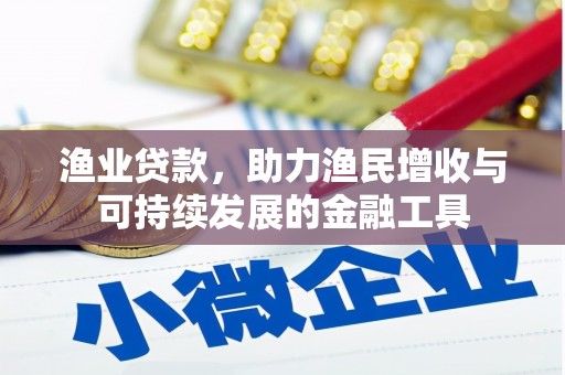 虎林渔业贷款，助力渔民增收与可持续发展的金融工具
