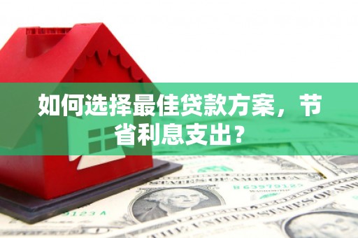 虎林如何选择最佳贷款方案，节省利息支出？