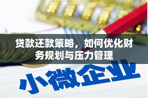 虎林贷款还款策略，如何优化财务规划与压力管理