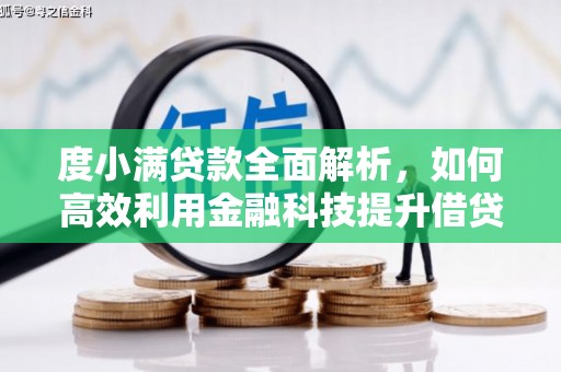 虎林度小满贷款全面解析，如何高效利用金融科技提升借贷体验