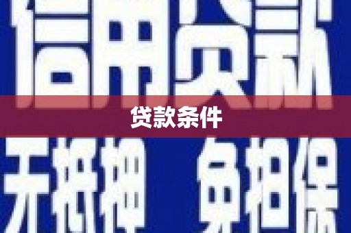 虎林贷款条件