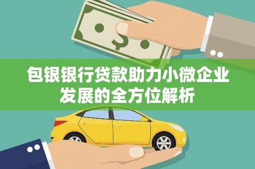 虎林包银银行贷款助力小微企业发展的全方位解析