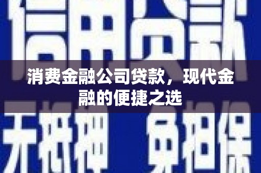虎林消费金融公司贷款，现代金融的便捷之选