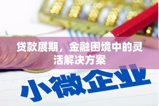 虎林贷款展期，金融困境中的灵活解决方案