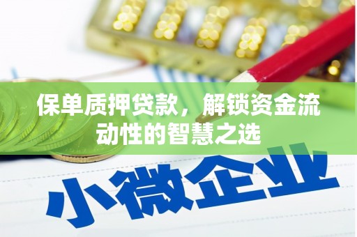 虎林保单质押贷款，解锁资金流动性的智慧之选