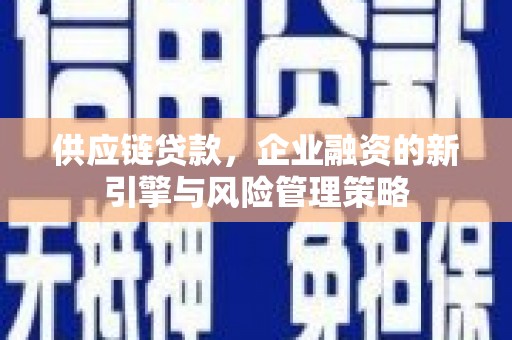 虎林供应链贷款，企业融资的新引擎与风险管理策略