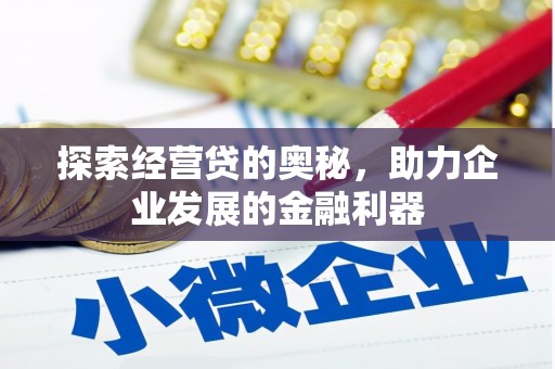 虎林探索经营贷的奥秘，助力企业发展的金融利器