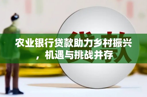 虎林农业银行贷款助力乡村振兴，机遇与挑战并存
