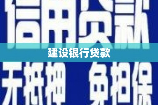 虎林建设银行贷款