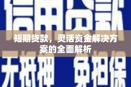 虎林短期贷款，灵活资金解决方案的全面解析