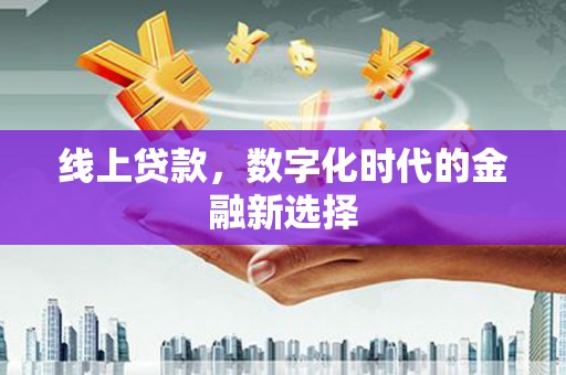虎林线上贷款，数字化时代的金融新选择