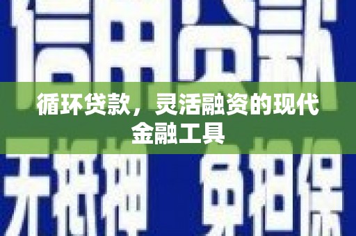 虎林循环贷款，灵活融资的现代金融工具