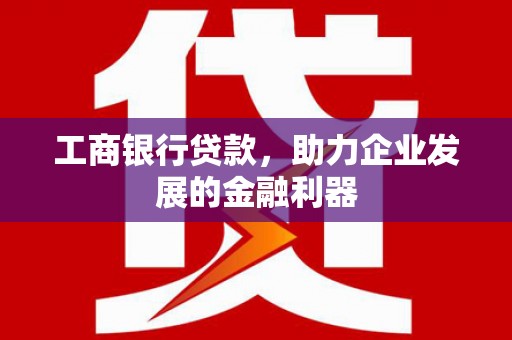 虎林工商银行贷款，助力企业发展的金融利器