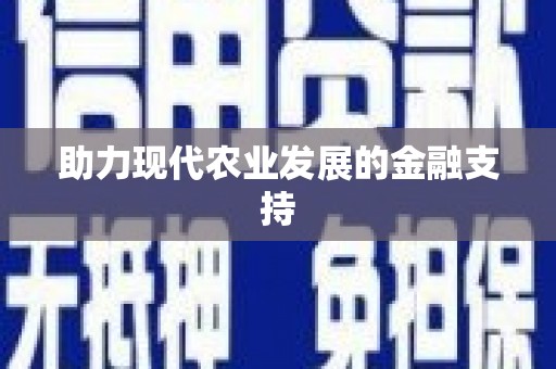 虎林助力现代农业发展的金融支持