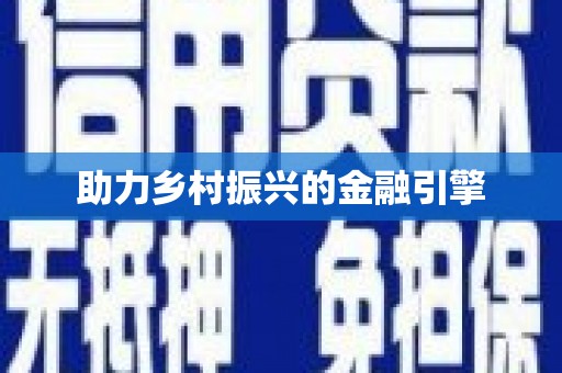 虎林助力乡村振兴的金融引擎
