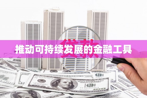 虎林推动可持续发展的金融工具