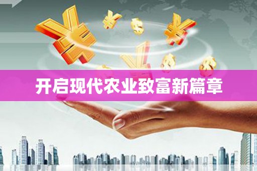虎林开启现代农业致富新篇章