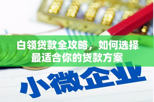 虎林白领贷款全攻略，如何选择最适合你的贷款方案