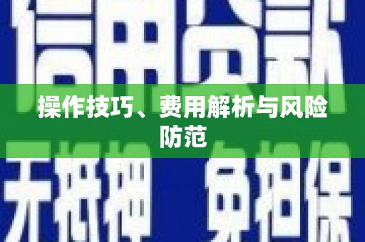 虎林操作技巧、费用解析与风险防范