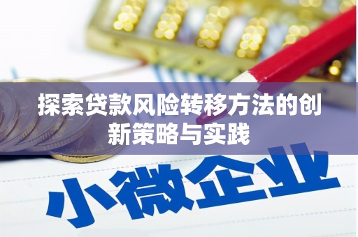 虎林探索贷款风险转移方法的创新策略与实践